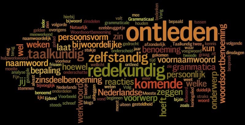 taalkundig ontleden taalkundig ontleden