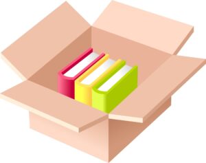 Verhuizen: boeken in dozen, leesdip